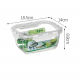 Glass Tupperware with Plastic Lid – 850 ml
